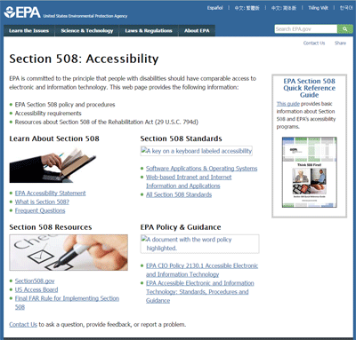 508 Accessibility Compliance