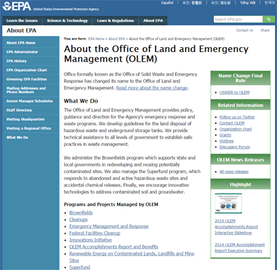 Office of Land and Emergency Management
