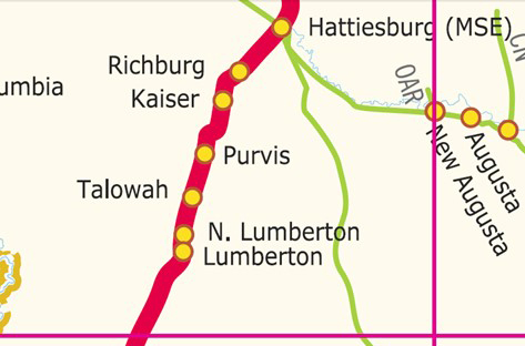 NS System Map